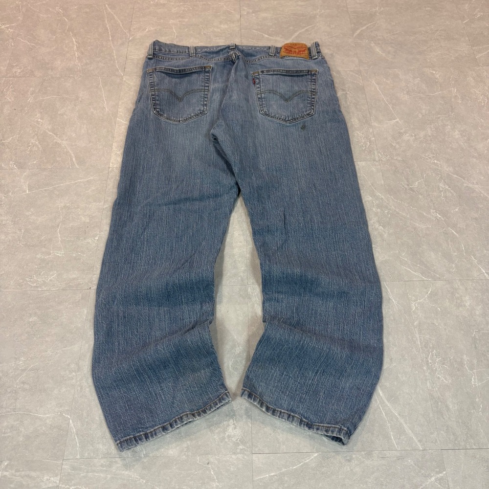 Levis‎ 505 Mens Regular Fit Straight Leg Jeans Medium Wash Blue Denim W38 L30